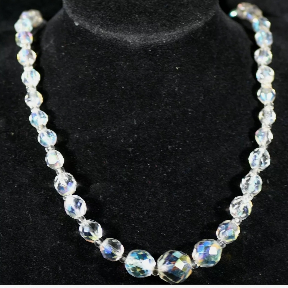 Vintage aurora borialis necklace